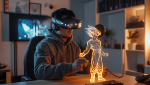 Virtual reality charachter